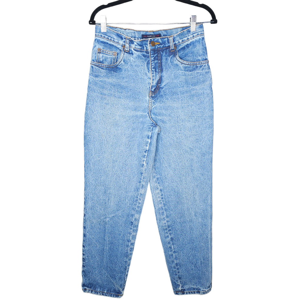Bill Blass Vtg Medium Wash High Waist Mom Denim Jeans Size 6 Y2K 90s Streetwear